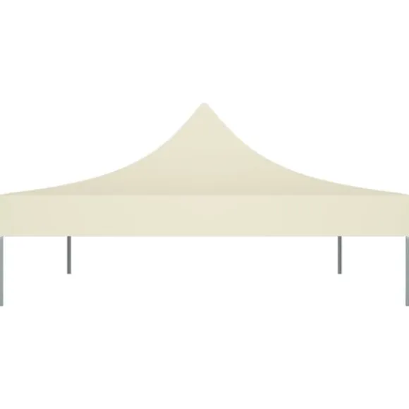 vidaXL tag til festtelt 4x3 m 270 g/m² cremefarvet - Festtelte & havepavilloner – tage