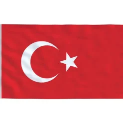 vidaXL Tyrkiets flag 90x150 cm