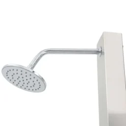 vidaXL udendørsbruser lige design rustfrit stål