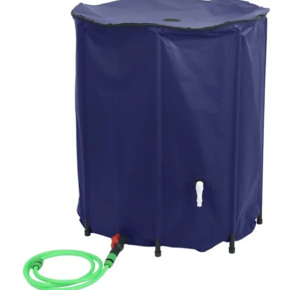 vidaXL vandtank med hane sammenfoldelig 1250 l PVC - Vandingsartikler