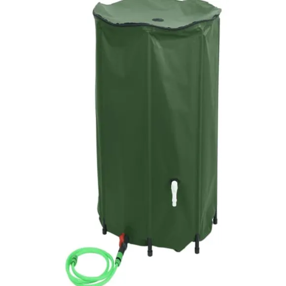 vidaXL vandtank med hane sammenfoldelig 380 l PVC - Vandingsartikler