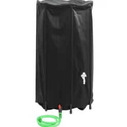 vidaXL vandtank med hane sammenfoldelig 380 l PVC - Vandingsartikler