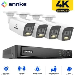 Videoovervågningssystem, 8MP opløsning, tovejskommunikation,1T, I91DH