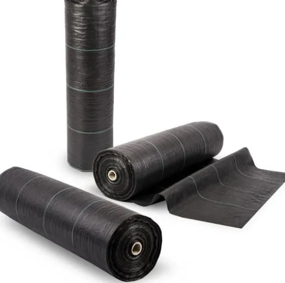 Viking Choice UV-bestandig rodbarriere stof, 100m x 1,6m, inkl. 100 jordpinde til nem installation