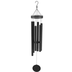 Vindklokker 1473 mm i aluminium, dyb tone, til udendørs brug, holdbare og dekorative, perfekt til mindesmærker.