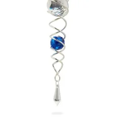 Vindspil, Spiral, 46x5 cm, Sølv