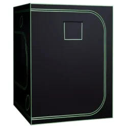 Væksttelt sæt - Indendørs plantetelt - 150 x 150 x 200 cm - Fuldspektrum LED vækstlys - Ventilationssystem - 600D højreflekterende Mylar