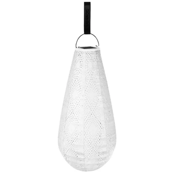 VONROC Havelampe - Solar - Solcelle | Luna Drop | 400x200mm | LED | Ice
