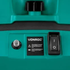 VONROC Kompostkværn 2500W - Til grene op til Ø45mm | Inkl. 45L opsamlingspose