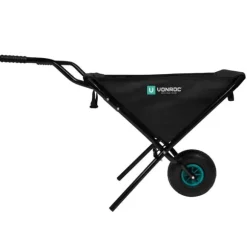 VONROC Trillebør - 50 liter | Sammenklappelig | 30 kg / 50L Kapacitet – Letvægt – Pladsbesparende