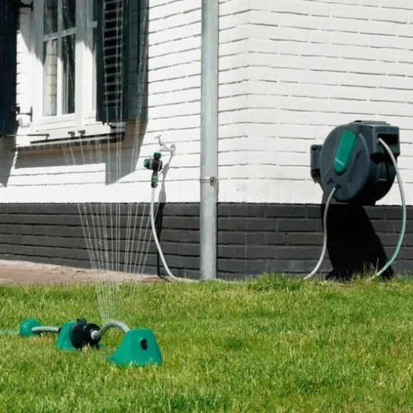 VONROC Vippevander - Havesprinkler – Oscillerende Sprinkler til Jævn Vanding | Vandingsareal: maks. 280 m² | Med Filter & Rensepind