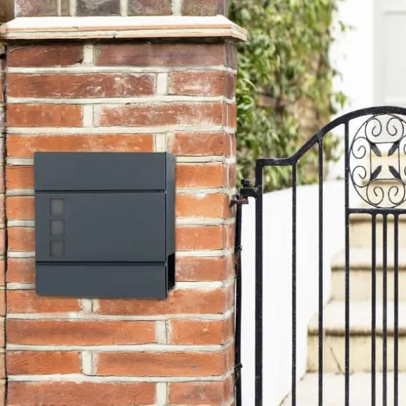 Wall Letterbox - Letterbox - Med avisboks - med lås - Anthriciet