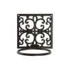 Wall Support for Hanging Flower Pots Home ESPRIT Dark brown Iron 18 x 17,5 x 18 cm