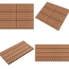 WPC-fliser 60 x 30 cm 6 stk. 1 m² brun - Terrasseflise - Terrassefliser - Home & Living
