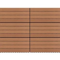 WPC-fliser 60 x 30 cm 6 stk. 1 m² brun - Terrasseflise - Terrassefliser - Home & Living