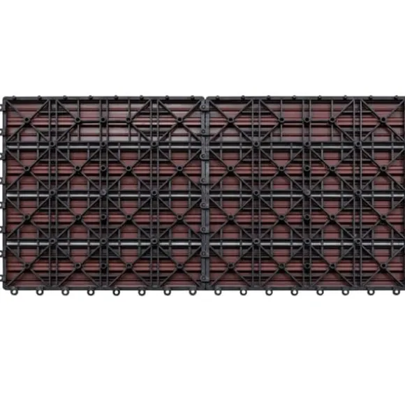 WPC-fliser 60 x 30 cm 6 stk. 1 m² brun - Terrasseflise - Terrassefliser - Home & Living