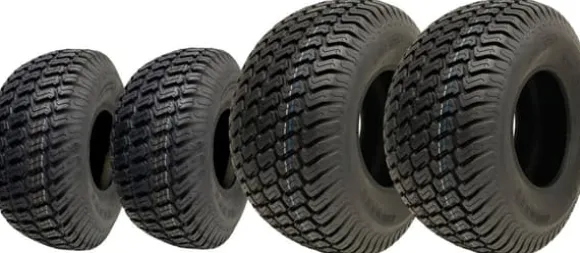 20x10.00-8 & 15x6.00-6 Plæneklipperdæk 4ply Multi turf græs Wanda P332 Sæt med 4 stk.