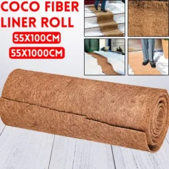 55x100 cm Liner Bulk Rullemåtte Kokos Liner Plantekasse Hængende Kurv Kjæledyr Krybdyr Tæppe