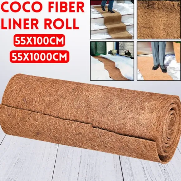 55x100 cm Liner Bulk Rullemåtte Kokos Liner Plantekasse Hængende Kurv Kjæledyr Krybdyr Tæppe