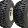 15x6.00-6 Grass Plæneklipperhjul Dæk monteret på fælge 20 mm lejer (sæt med 2)