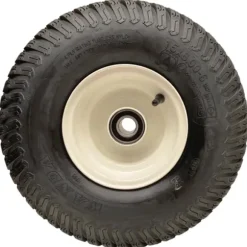 15x6.00-6 Grass Plæneklipperhjul Wanda 4ply P332 Dæk monteret på fælg 20mm lejer