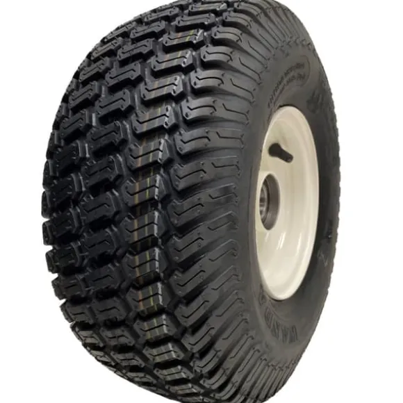 15x6.00-6 Grass Plæneklipperhjul Wanda 4ply P332 Dæk monteret på fælg 25mm Lejer