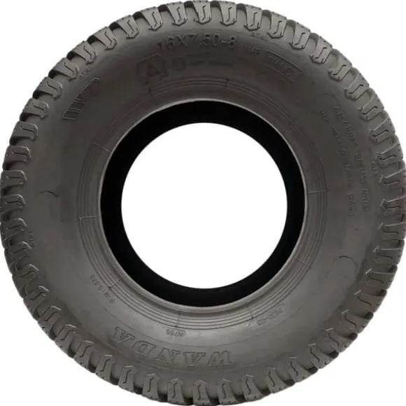 16x7.50-8 Græsdæk 4-lags Wanda P332 Turf Ride On Plæneklipperdæk (sæt med 4)