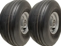 15x6.00-6 Multi Rib Plæneklipperhjul 6ply P508 Dækfælg 25mm Lejer (Sæt med 2)