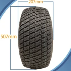 20x8.00-8 Multi turf - plæneklipperdæk, ride on på 4 knopper 100mm PCD - sæt med 2 -