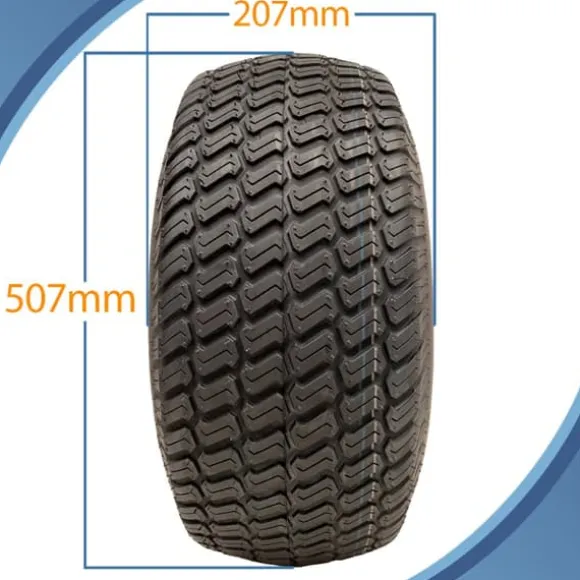 20x8.00-8 Multi turf - plæneklipperdæk, ride on på 4 knopper 100mm PCD - sæt med 2 -