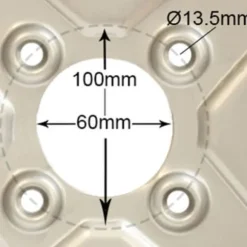20x8.00-8 Multi turf - plæneklipperdæk, ride on på 4 knopper 100mm PCD - sæt med 2 -