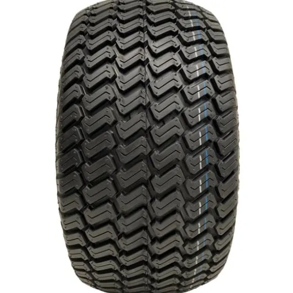20x10.00-8 4ply plæneklipperdæk, turf, fire knopper, 100 mm PCD-fælg - sæt med 2 stk.