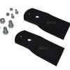 2X15,5CM plæneklipper kniv til STIGA 78 90 Combi; Villa 320 520 Primo 1134-6604-01 1134-9130-01