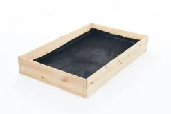 140x120x18 cm Fyrretræs Højbed til Selvforsynende Liv