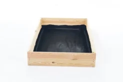 140x120x18 cm Fyrretræs Højbed til Selvforsynende Liv