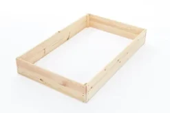 140x120x18 cm Fyrretræs Højbed til Bybalkoner & Terrasser
