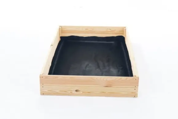 140x80x18 cm Fyrretræs Højbed til Selvforsynende Liv