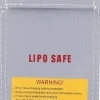 Yunique - Sikkerhedsetui til RC-batterier | Lipo Anti-eksplosion beskyttende etui | Brandsikker opladningsetui, størrelse 100x200mm